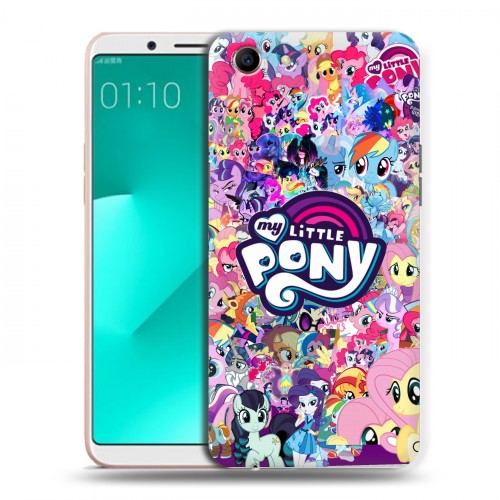 Дизайнерский пластиковый чехол для OPPO A83 My little pony Дружба чудо