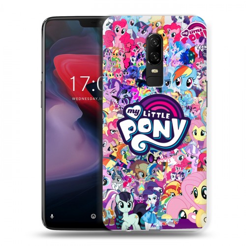 Дизайнерский пластиковый чехол для OnePlus 6 My little pony Дружба чудо