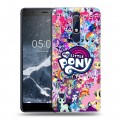 Дизайнерский пластиковый чехол для Nokia 5.1 My little pony Дружба чудо