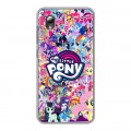 Дизайнерский силиконовый чехол для ZTE Blade A3 (2019) My little pony Дружба чудо