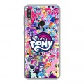Дизайнерский силиконовый чехол для Lenovo K5 Pro My little pony Дружба чудо