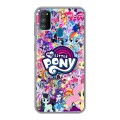 Дизайнерский силиконовый чехол для Samsung Galaxy M30s My little pony Дружба чудо