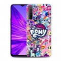 Дизайнерский силиконовый чехол для Realme 5 My little pony Дружба чудо
