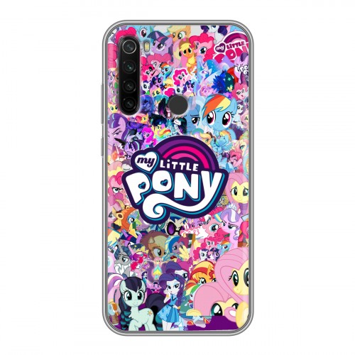 Дизайнерский силиконовый с усиленными углами чехол для Xiaomi RedMi Note 8T My little pony Дружба чудо