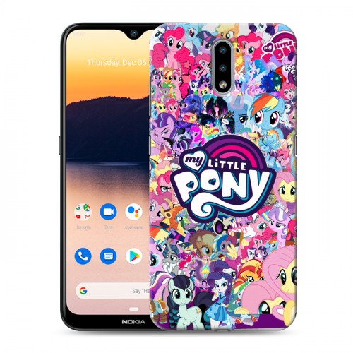 Дизайнерский силиконовый чехол для Nokia 2.3 My little pony Дружба чудо