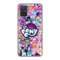 Дизайнерский силиконовый чехол для Samsung Galaxy A71 My little pony Дружба чудо