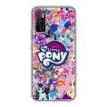 Дизайнерский силиконовый чехол для Tecno Camon 15 My little pony Дружба чудо