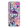 Дизайнерский силиконовый чехол для Samsung Galaxy A52 My little pony Дружба чудо