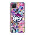 Дизайнерский силиконовый чехол для OPPO A15 My little pony Дружба чудо