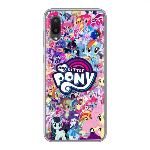 Дизайнерский силиконовый чехол для Samsung Galaxy A02 My little pony Дружба чудо