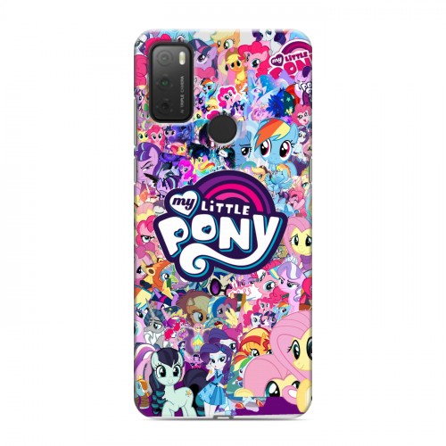 Дизайнерский силиконовый чехол для Alcatel 3L (2021) My little pony Дружба чудо