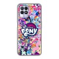 Дизайнерский силиконовый чехол для Realme 8i My little pony Дружба чудо