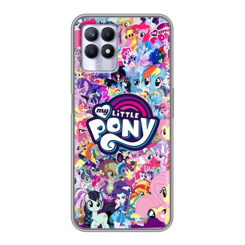Дизайнерский силиконовый чехол для Realme 8i My little pony Дружба чудо