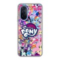 Дизайнерский силиконовый чехол для Huawei Nova Y70 My little pony Дружба чудо