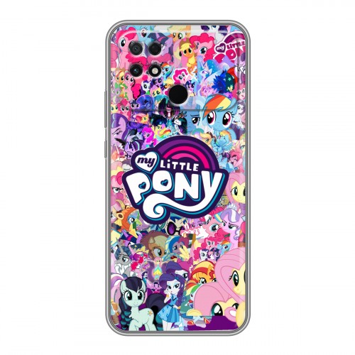 Дизайнерский силиконовый чехол для Xiaomi Poco C40 My little pony Дружба чудо