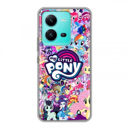 Дизайнерский силиконовый чехол для Vivo V25 My little pony Дружба чудо