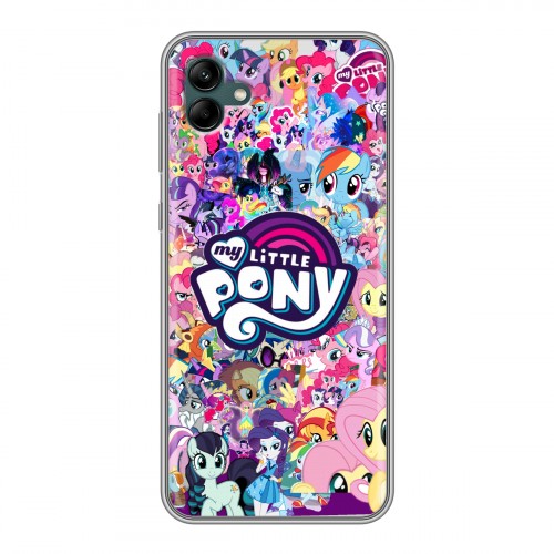 Дизайнерский силиконовый чехол для Samsung Galaxy A04 My little pony Дружба чудо