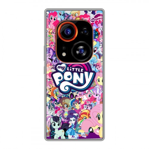 Дизайнерский силиконовый чехол для Tecno Phantom X2 Pro My little pony Дружба чудо