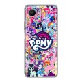 Дизайнерский силиконовый чехол для Realme C30s My little pony Дружба чудо