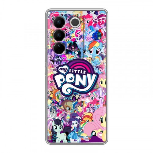 Дизайнерский силиконовый чехол для Vivo V27 My little pony Дружба чудо