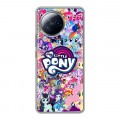 Дизайнерский силиконовый чехол для Xiaomi Civi 3 My little pony Дружба чудо