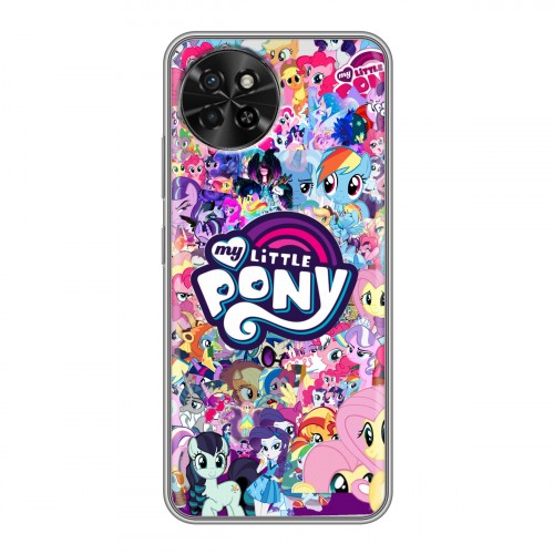 Дизайнерский силиконовый чехол для Itel S23 My little pony Дружба чудо