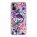 Дизайнерский силиконовый чехол для Tecno Spark 7 My little pony Дружба чудо