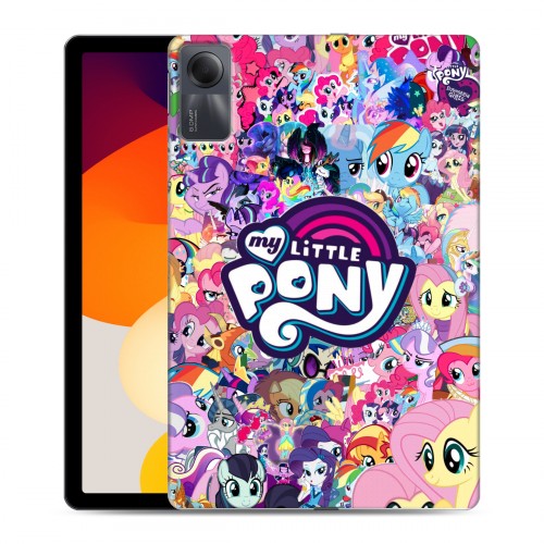 Дизайнерский силиконовый чехол для Xiaomi RedMi Pad SE My little pony Дружба чудо