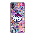 Дизайнерский силиконовый чехол для Samsung Galaxy A05 My little pony Дружба чудо
