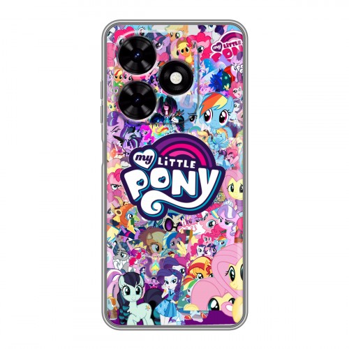 Дизайнерский силиконовый чехол для Tecno Spark Go 2024 My little pony Дружба чудо