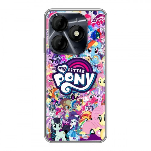 Дизайнерский силиконовый чехол для Itel P55 4G My little pony Дружба чудо