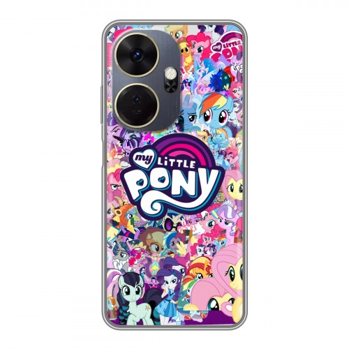 Дизайнерский силиконовый чехол для Itel P55 Plus My little pony Дружба чудо