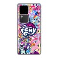 Дизайнерский силиконовый чехол для Vivo V30 5G My little pony Дружба чудо