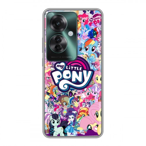 Дизайнерский силиконовый чехол для Oppo Reno 11F My little pony Дружба чудо