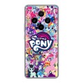 Дизайнерский силиконовый чехол для Vivo X100 My little pony Дружба чудо