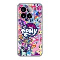 Дизайнерский силиконовый чехол для Xiaomi 15 My little pony Дружба чудо
