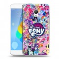 Дизайнерский пластиковый чехол для  Meizu MX3 My little pony Дружба чудо