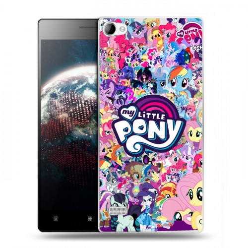 Дизайнерский пластиковый чехол для Lenovo Vibe X2 My little pony Дружба чудо