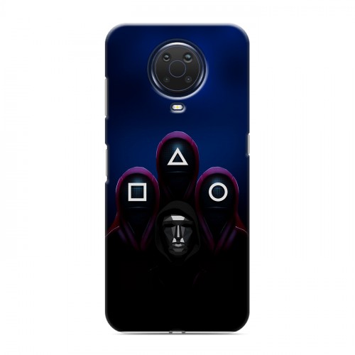 Дизайнерский силиконовый чехол для Nokia G20 Игра Кальмара