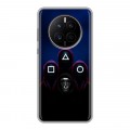 Дизайнерский силиконовый с усиленными углами чехол для Huawei Mate 50 Игра Кальмара