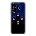 Дизайнерский силиконовый чехол для Tecno Spark Go 2024 Игра Кальмара