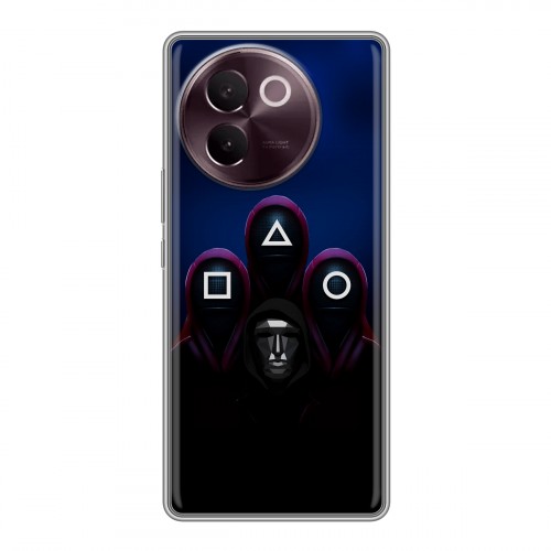 Дизайнерский силиконовый чехол для Vivo V30e Игра Кальмара