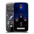 Дизайнерский пластиковый чехол для HTC Desire 500 Игра Кальмара