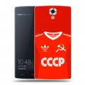Дизайнерский силиконовый чехол для Homtom HT7 Флаг Герб СССР