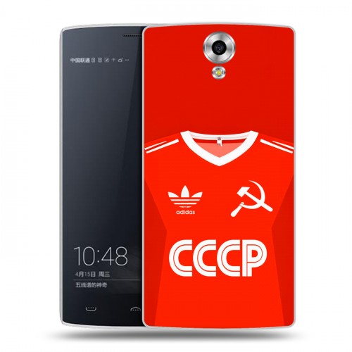 Дизайнерский силиконовый чехол для Homtom HT7 Флаг Герб СССР