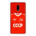 Дизайнерский пластиковый чехол для Nokia 6 Флаг Герб СССР