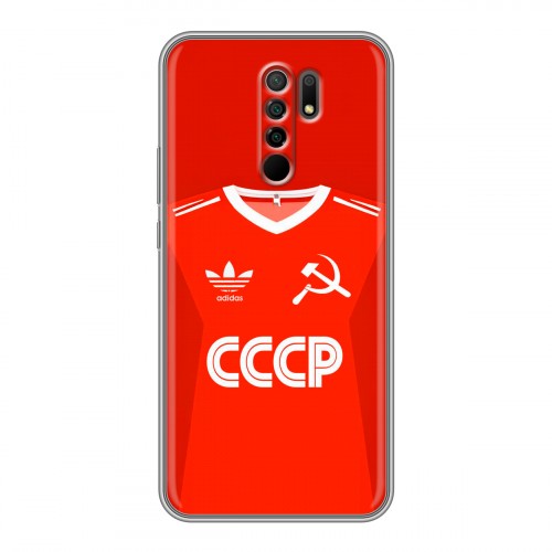 Дизайнерский силиконовый чехол для Xiaomi RedMi 9 Флаг Герб СССР