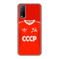 Дизайнерский силиконовый чехол для Vivo Y20 Флаг Герб СССР