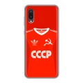 Дизайнерский силиконовый чехол для Samsung Galaxy A02 Флаг Герб СССР