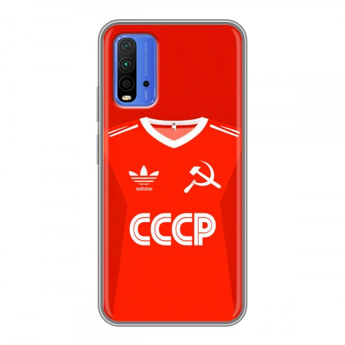 Дизайнерский силиконовый чехол для Xiaomi RedMi 9T Флаг Герб СССР